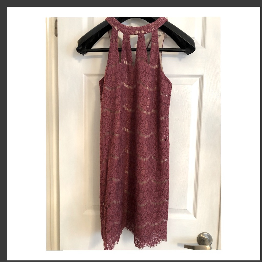Love, fire lace cut out dress